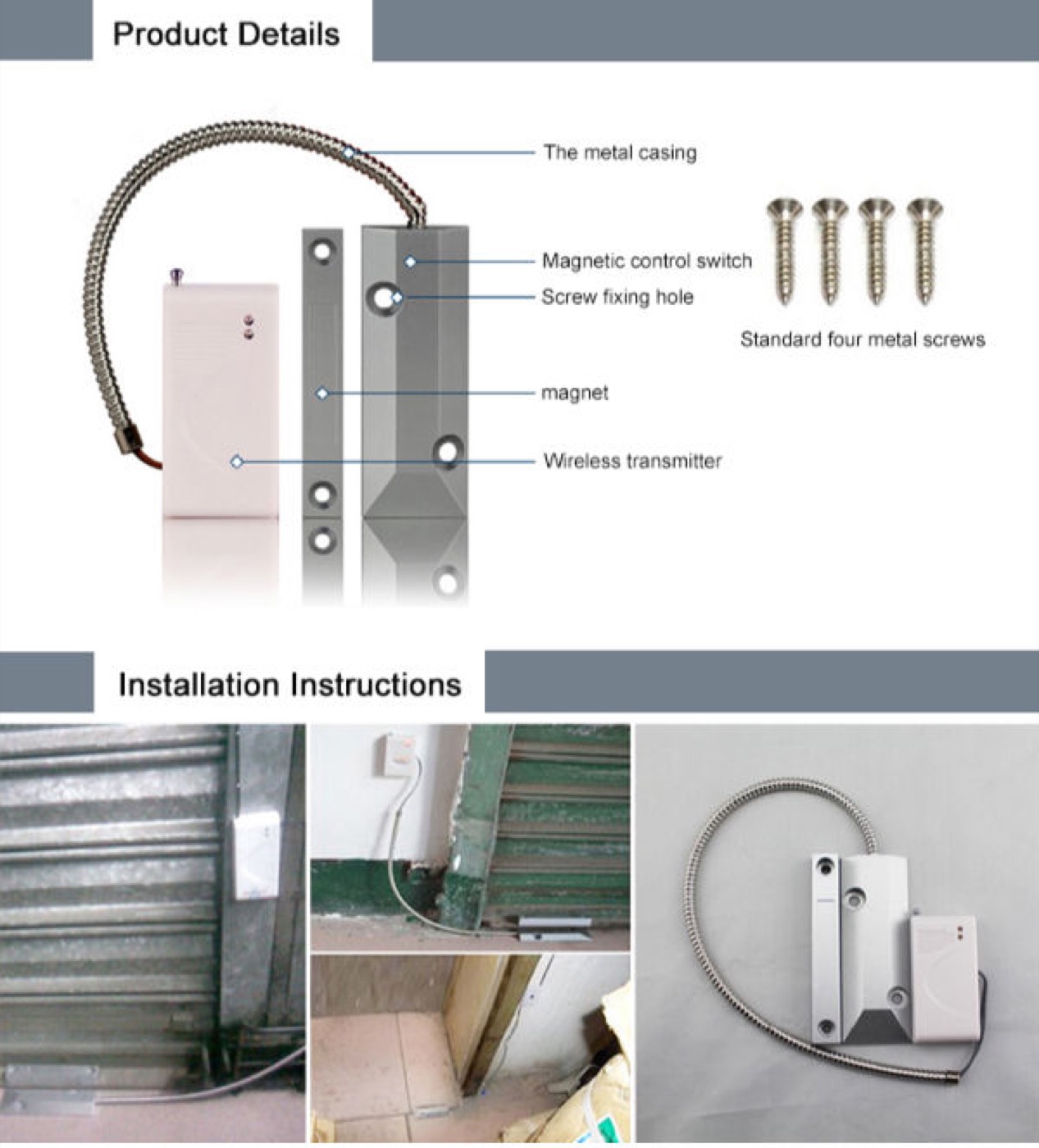Manyetik Kapı Sensörü